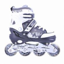 Semi-soft Inline Skate Roller Skate in Red, Blue, Black and Pink