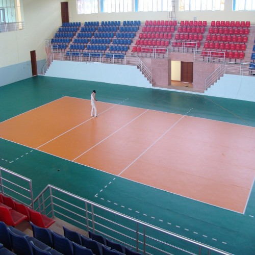 Lantai lapangan voli PVC Indoor Enlio