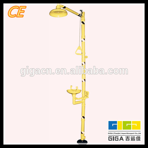 GIGA Manufacture Stainless steel combination eyewash/shower