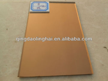 Bronze tinted glass