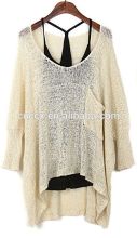 16JWB05 100%bamboo rayon woman summer loose sweater