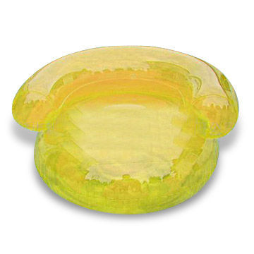 Inflatable Sofa, Comes in Yellow, with 0.2 to 0.25mm Thickness