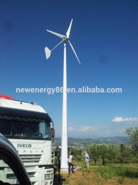 5kw electric generating windmill for sale,off-grid system wnd turbine,96V/216 horizontal wind generator with CE certification