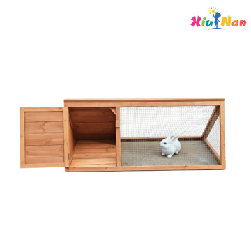 Outdoor Wooden Rabbit & Chicken Hutch