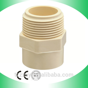 plastic company cpvc male thread adapter