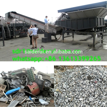 Metal scrap recycling machine metal crusher