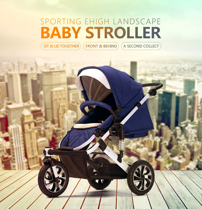 high sight baby stroller