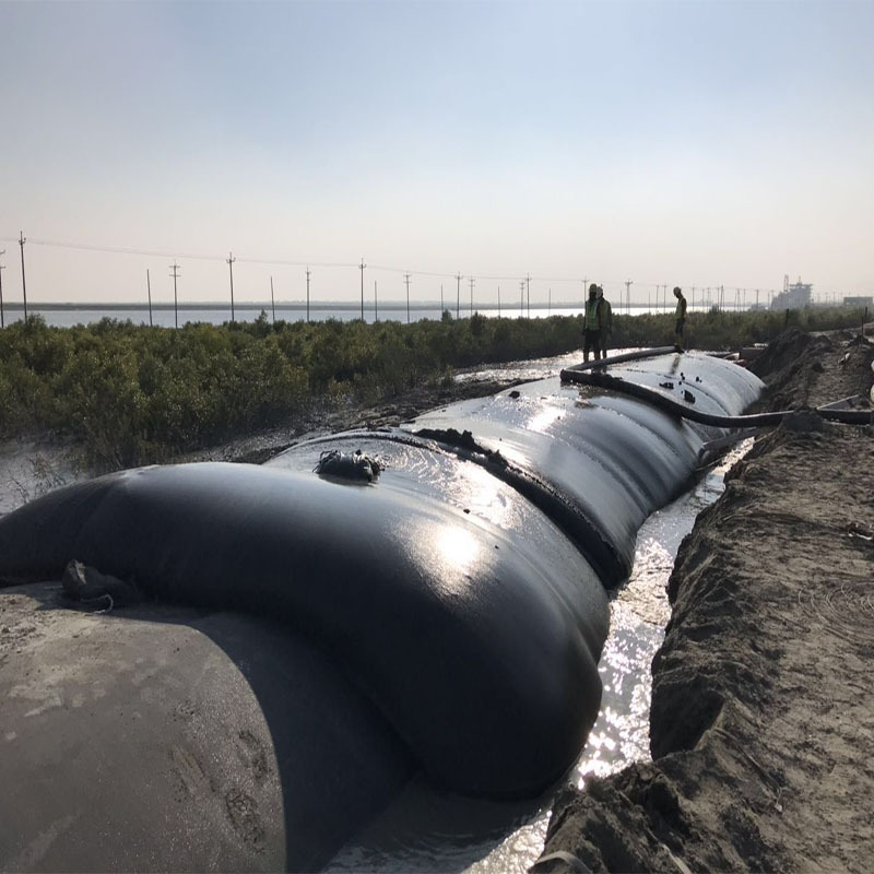 Geo GeoTextile Tube Geotube Silt Startain