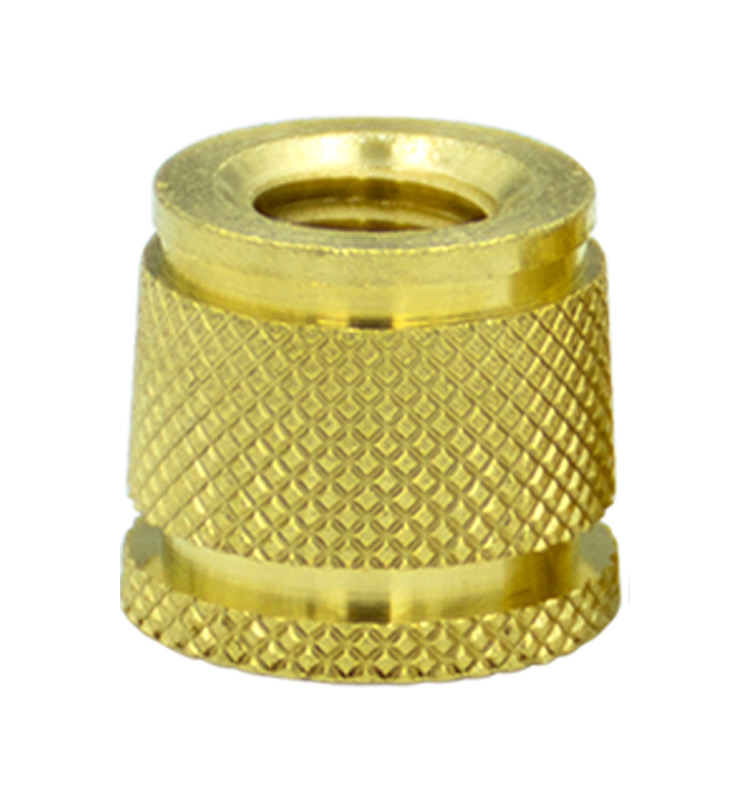 M6 M8 Knurled प्लास्टिक ब्रास इन्सर्ट नट