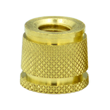 M6 M8 Kacang Masukkan Brass Plastik Knurled