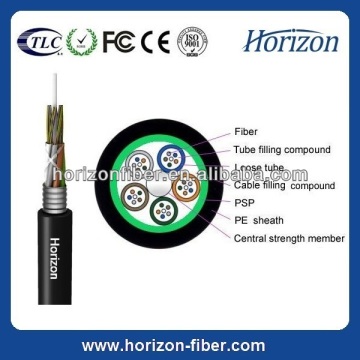 6 Core Single Mode Fiber Optic Cable GYTS 12 Core Single Mode Fiber Optic Cable