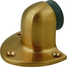 satin brass door stopper