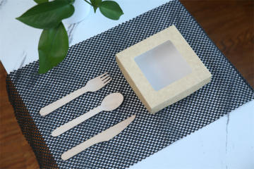 Kraft Paper Salad Box with Window