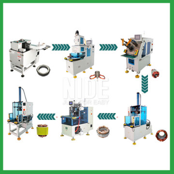 Customized stator winding production line