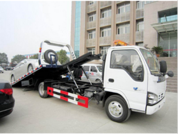 low price HOWO 4*2 low bed truck
