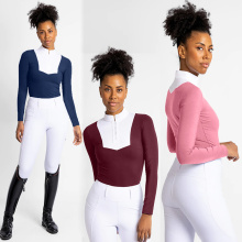 Sport Wear Equestrian Ladies Long Sleeve Top