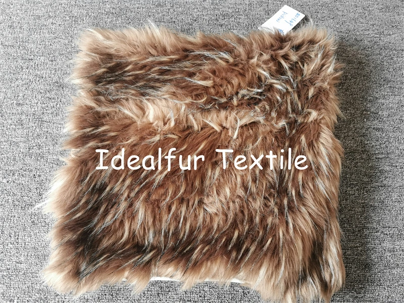 Hot Selling Faux Fur Long Hair Plush Cushion Cover