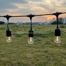 Warm White S14 Shatterproof Bulb String Lights 2700K, 10m IP65 Outdoor