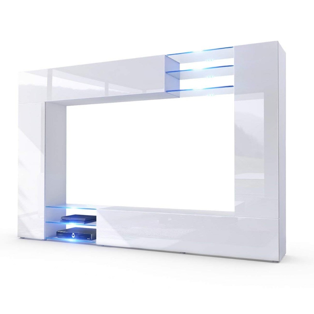 High Gloss Led Wall Unit TV Stand