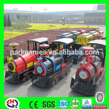 Electric Trackless train manufacture ,park used trackless train for sale