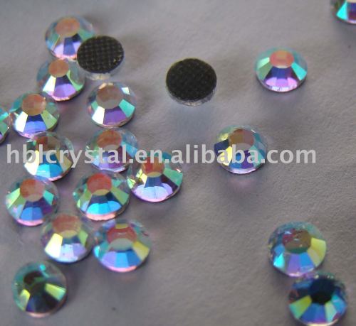 Glass cut hot fix rhinestone