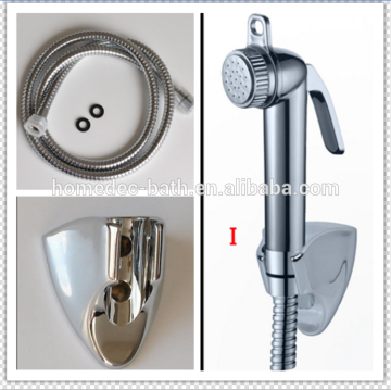 High Quality Bath Chrome Finish Handheld Toliet Douche Bidet Spray Sprayer Shattaf Kit