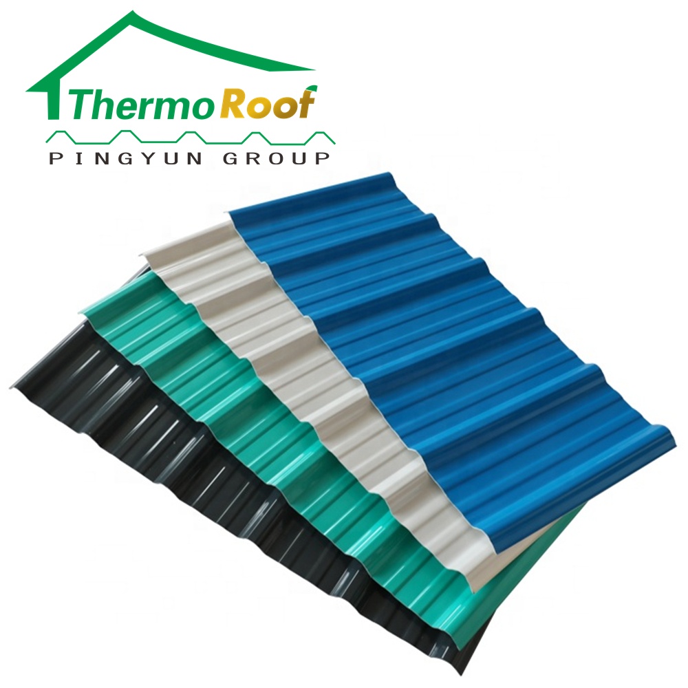 كولومبيا الشعبية Teja de PVC Proper Pvc Roofing Sheet Asa UPVC Plastic Roof Pants for Warehouse