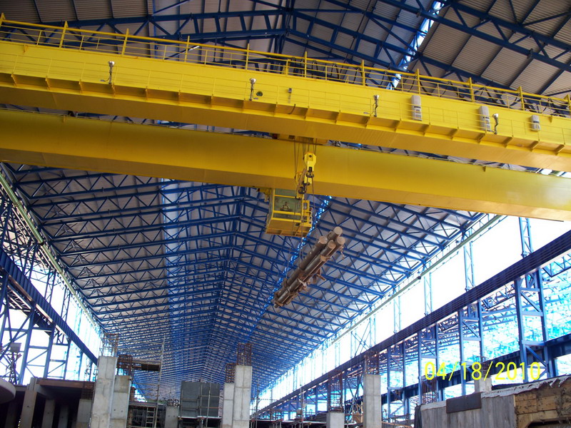 Double Girder Overhead Traveling Crane 60 Tons