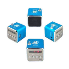 Portable Wireless Square Speaker Player, Supports Call Answering TF/SD Card