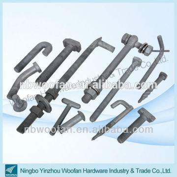 ground anchor for building material