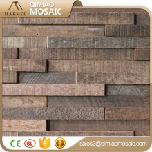 China Strip Mosaic New Ancient Wooden Wall Tile Backsplash