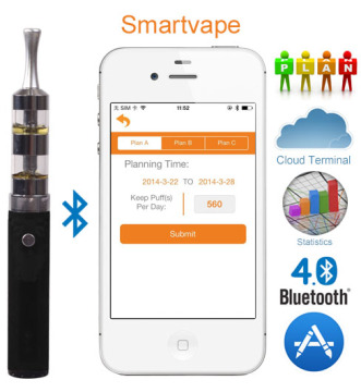 Hottest E Cigarette Wholesale Jomo Smartvape/Wholesale Bluetooth E Cigarette Bluetooth APP E Cigarette