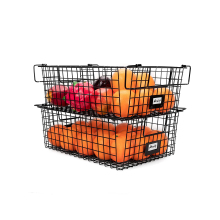 Custom Stackable Metal Wire Baskets for Kitchen Organization