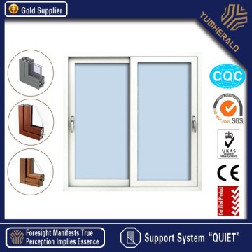 High Productive Capacity Wood Sliding Window American Standards