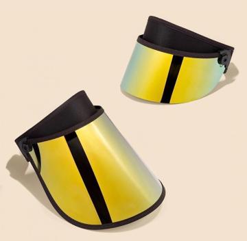 Gold half and full face UV shield visors