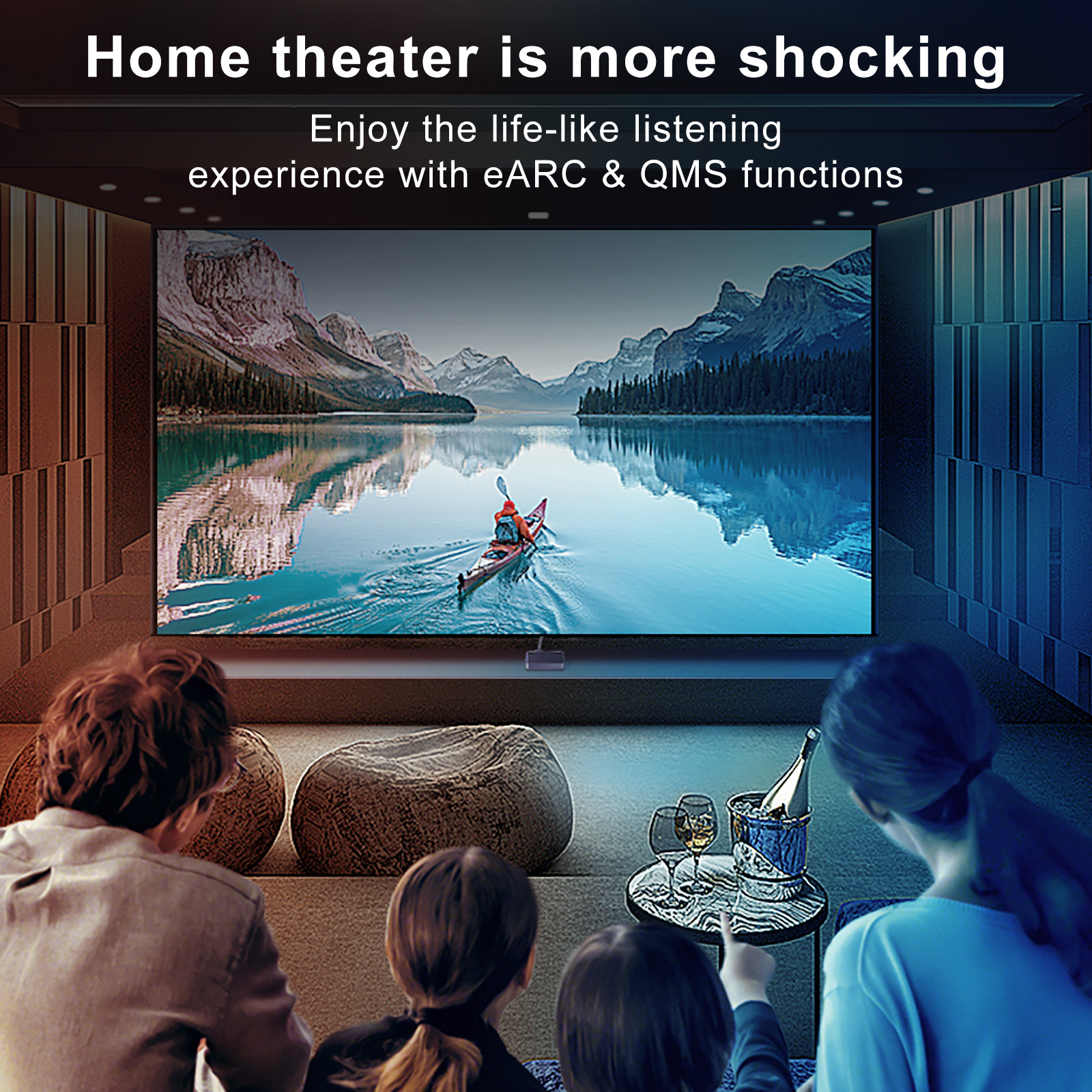  Home theater is more shocking