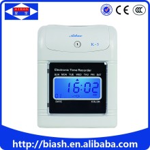 office equipment punch time card time attendance machine