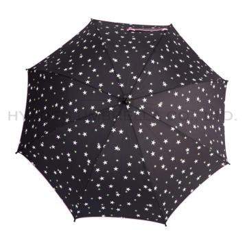 Cute Star Printed Auto Open Kids Paraply