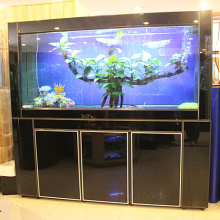 6ft 200 Gallon Ultra Black Glass Marine Aquarium with Stand