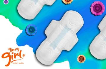 Low cost sanitary napkins with negative ion