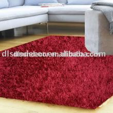 High quality red shag rug carpet