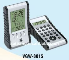 clock with calculator