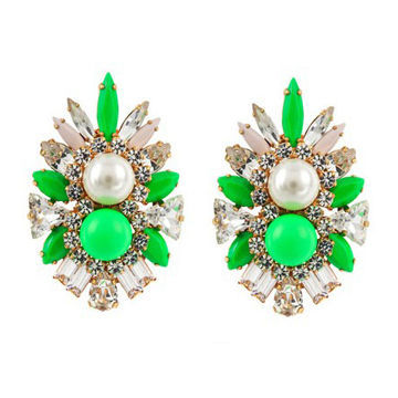 Post earrings, fashionable design