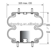 High quality Double convoluted air spring firestone W01-358-7401