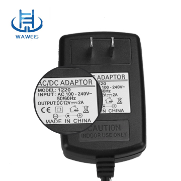 Wall plug 12v 1a ac dc power adapter