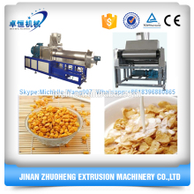 Full automatic corn flakes processing line/crispy corn flakes making machine