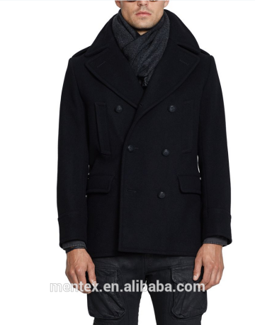 WOOL-BLEND PEA COAT