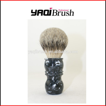 colorful resin handle super badger hair shaving brush