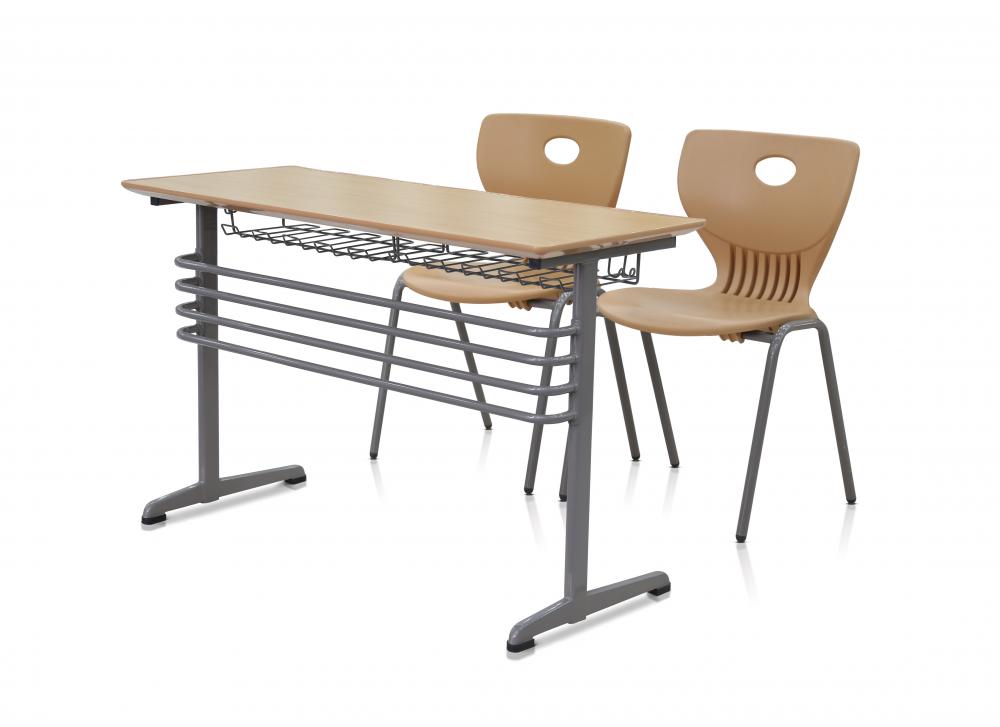 Double High Quality Stundent Desk