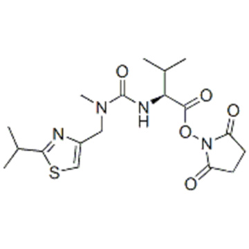 Urea, N &#39;- [(1S) -1 - [[(2,5-Dioxo-1-pyrrolidinyl) oxy] carbonyl] -2-methylpropyl] -N-methyl-N - [[2- (1-methylethyl) -4-Thiazolyl] methyl] - (9CI) CAS 224631-15-6